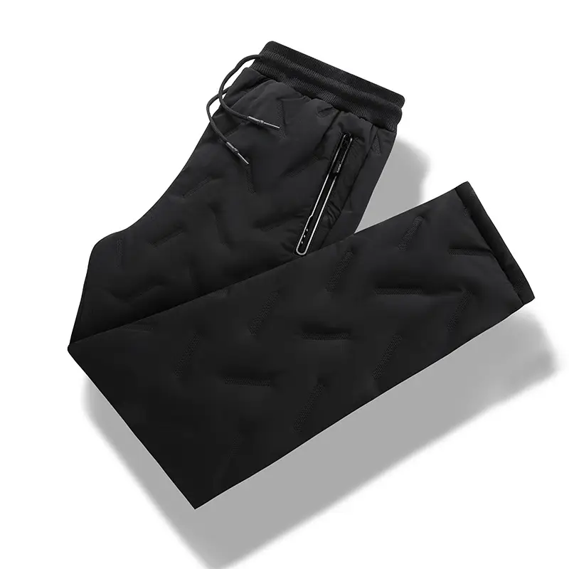 Men Lamb Velvet Leggings Winter Warm Large - Image 9