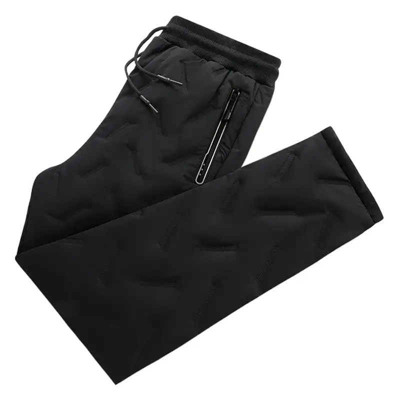 Men Lamb Velvet Leggings Winter Warm Large