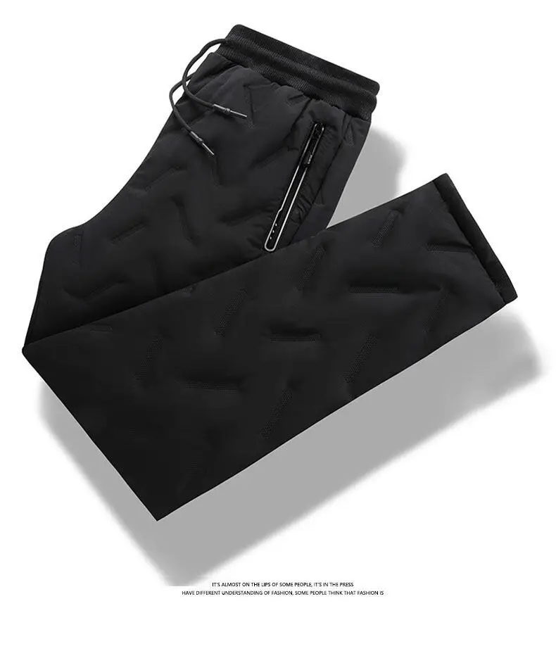 Men Lamb Velvet Leggings Winter Warm Large — feature 26