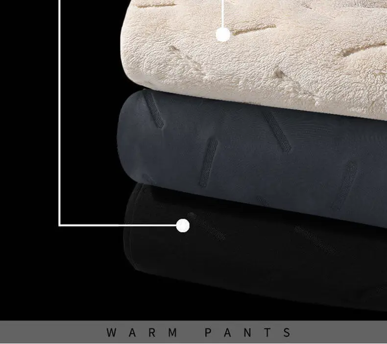 Men Lamb Velvet Leggings Winter Warm Large — feature 7