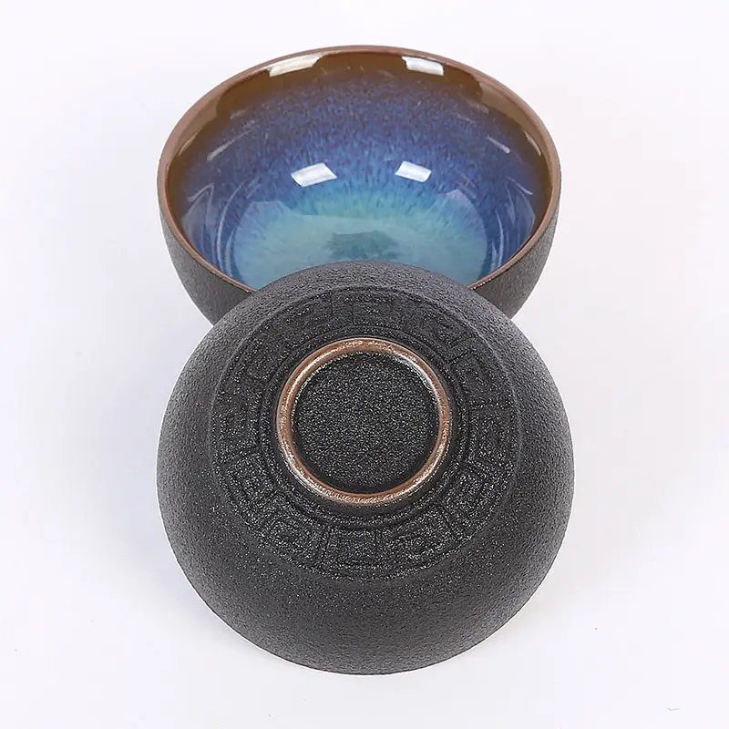 Portable Travel Tea Pot Set Five Cups Ceramic - Image 7