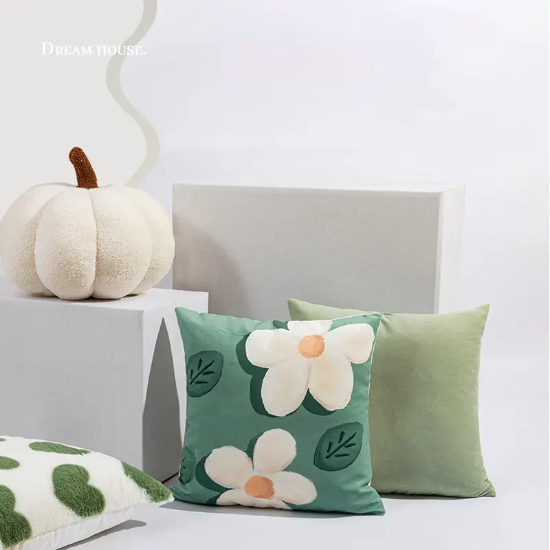 Nordic Green Cushion Pillow for Living Room Sofa - Image 6