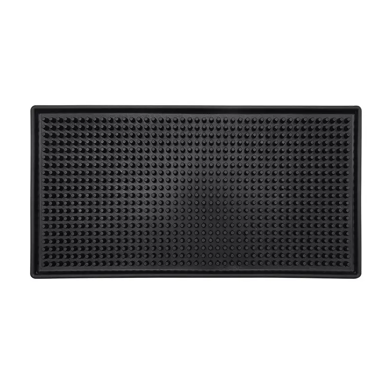 Soft Silicone Non-Slip Bar Mat Water Resistant Rectangular