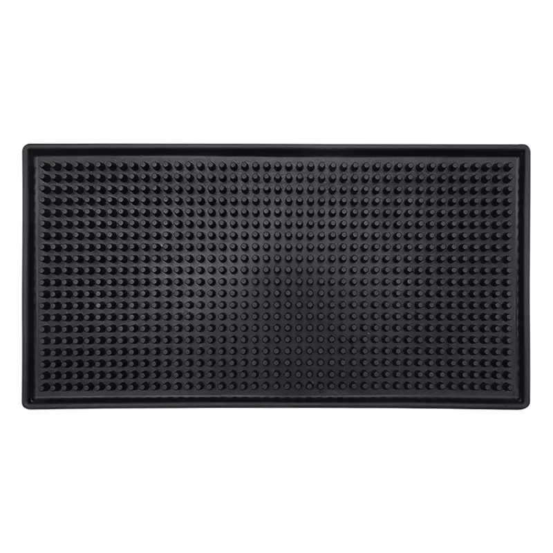 Soft Silicone Non-Slip Bar Mat Water Resistant Rectangular
