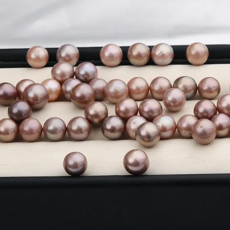 Rose Gold Freshwater Pearls Loose Beads DIY Jewelry