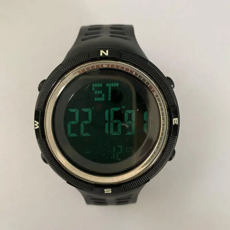 Men's Digital Waterproof Alarm Watch with Blue LED Ring - Image 6