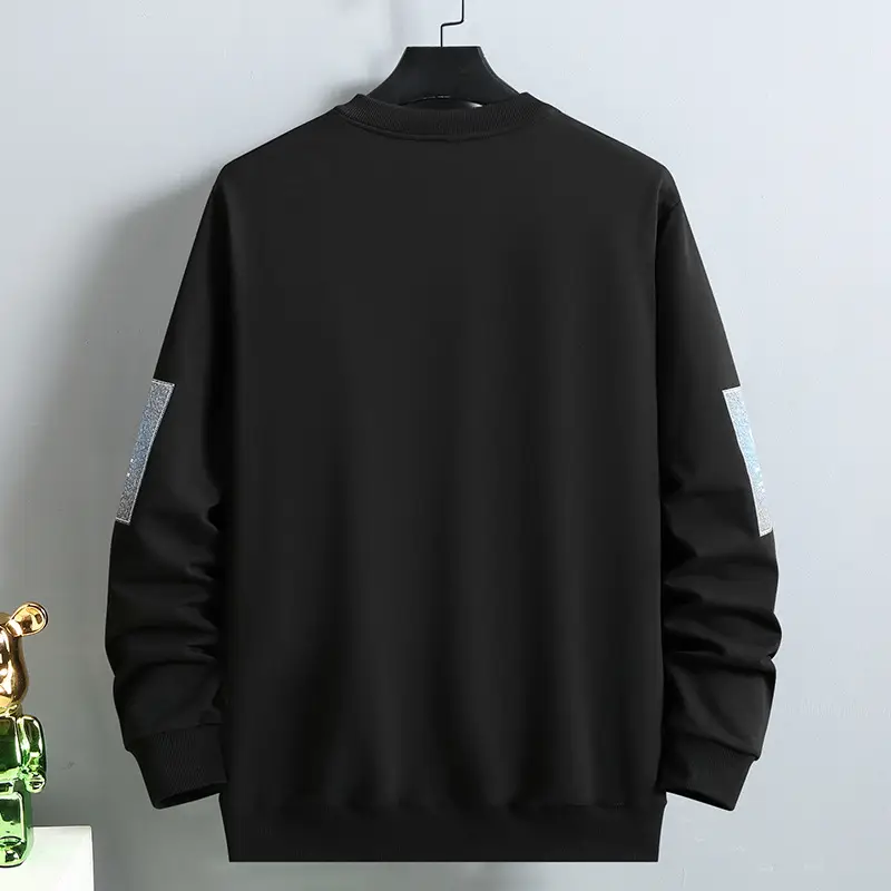 Heavy Duty Long Sleeve T-Shirt Men Black 2022