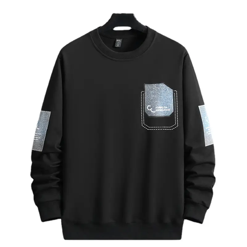 Heavy Duty Long Sleeve T-Shirt Men Black 2022