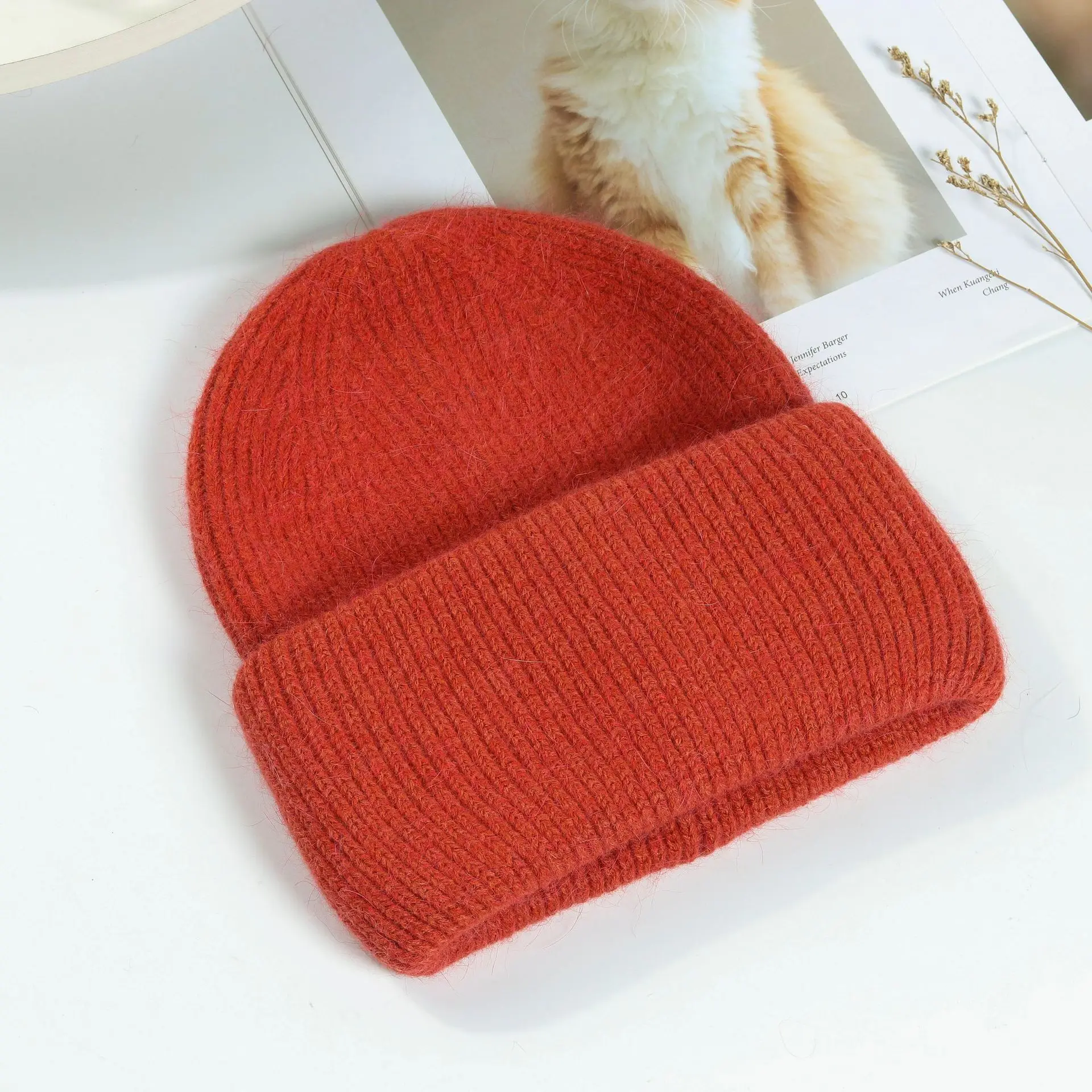 Mint Knitted Winter Hat for Kids & Adults - Image 10