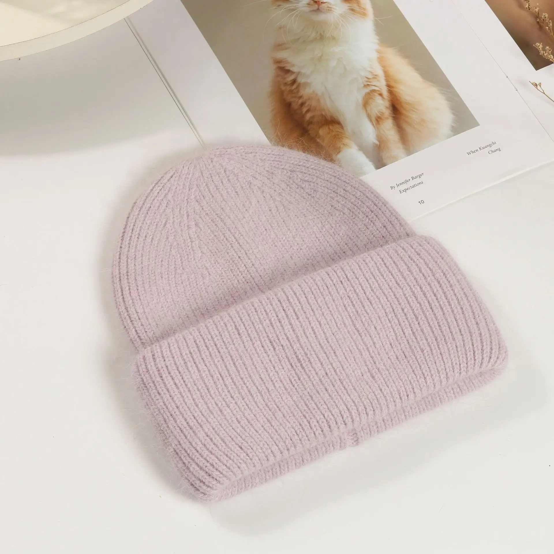 Mint Knitted Winter Hat for Kids & Adults - Image 11