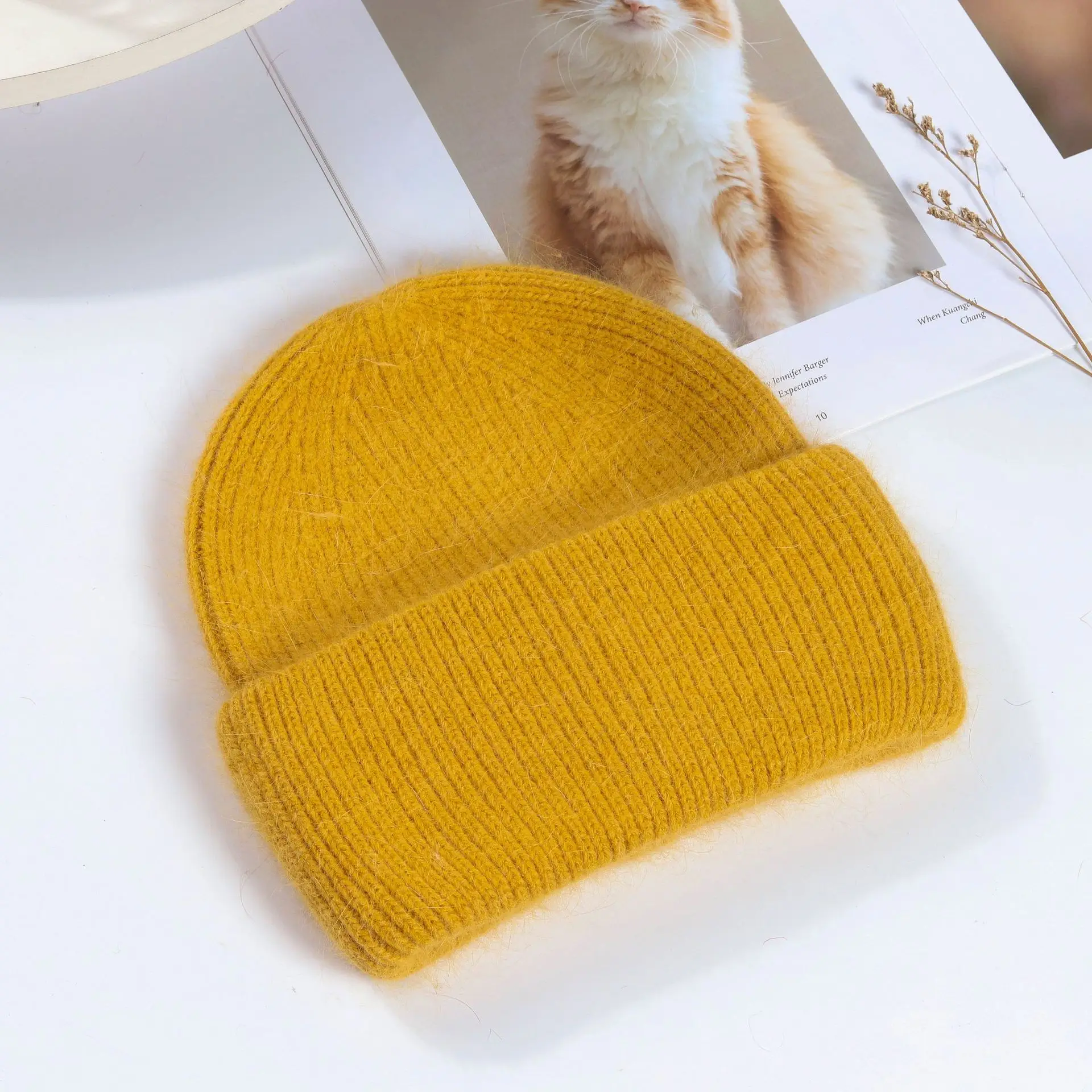 Mint Knitted Winter Hat for Kids & Adults - Image 16