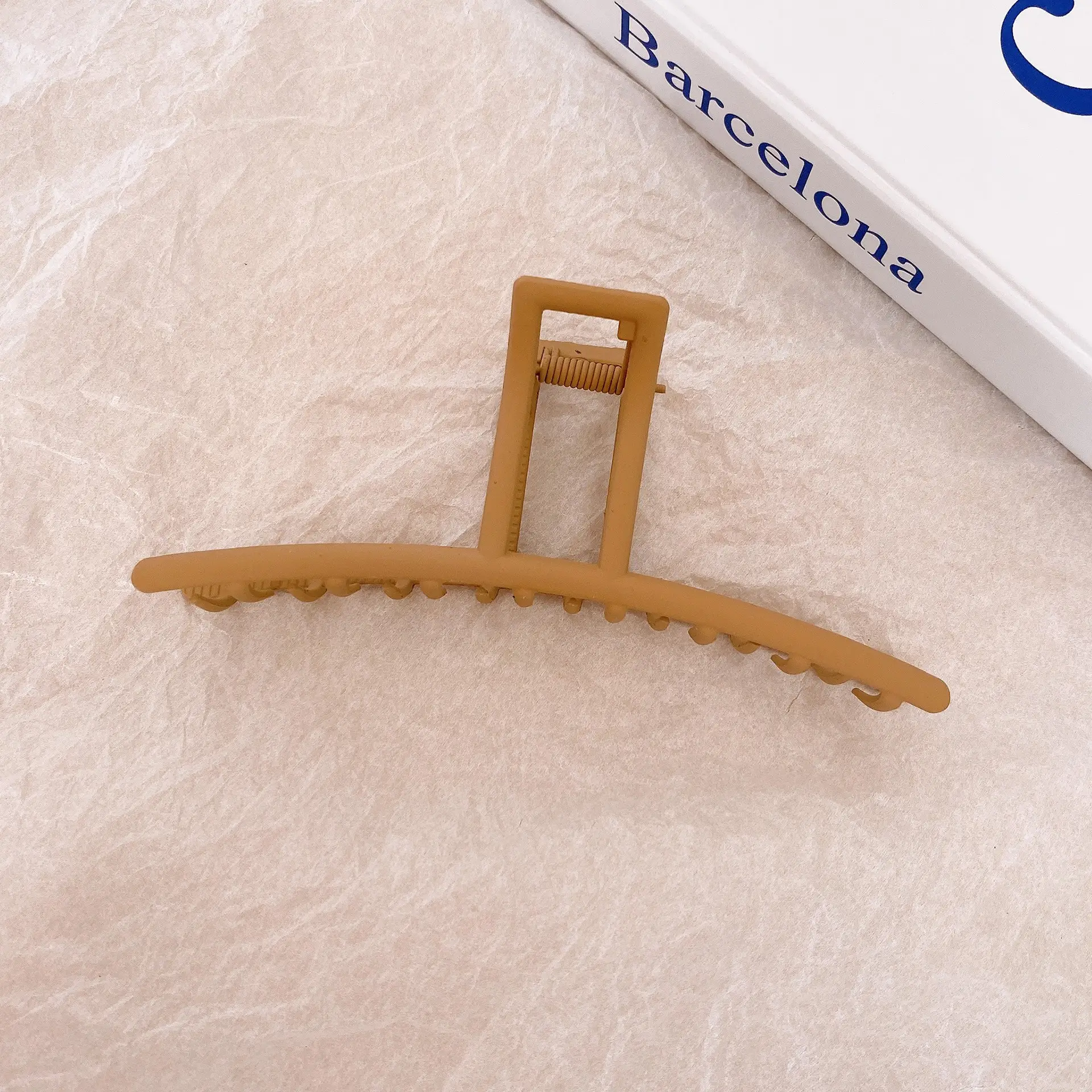 Gold Metal Hair Clip for Women 14cm