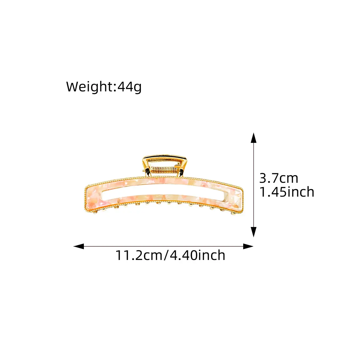 Korean Style Large Retro Shark Clip Hair Back - Image 8