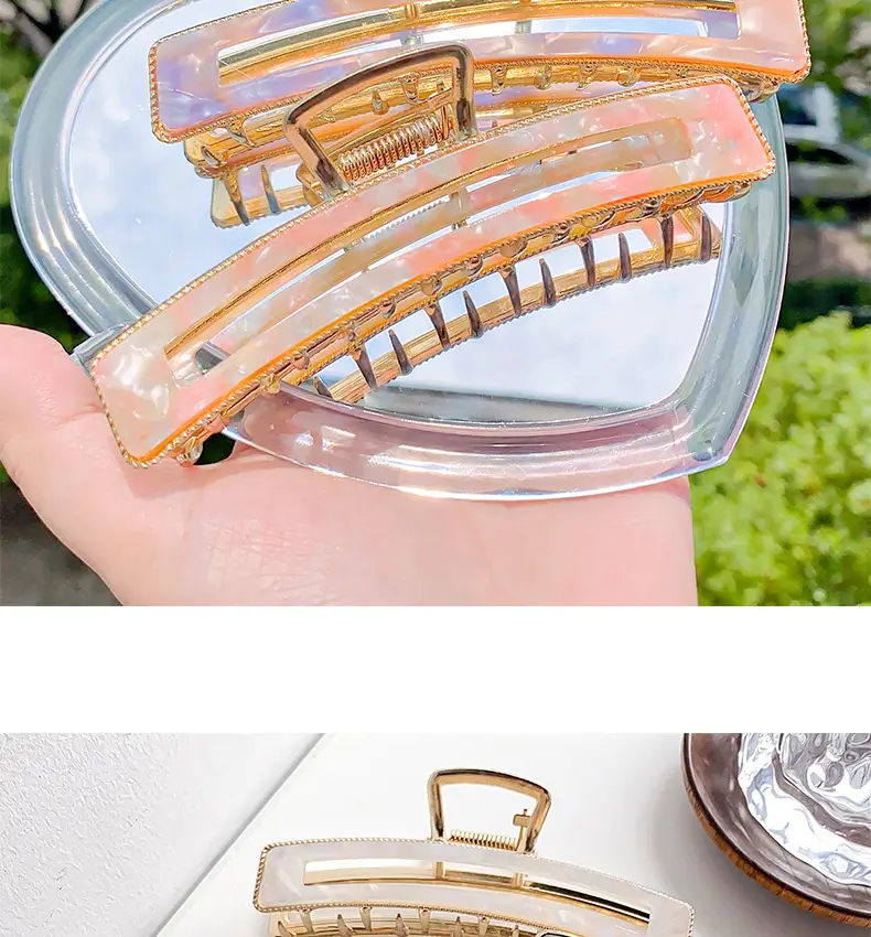 Korean Style Large Retro Shark Clip Hair Back — feature 12