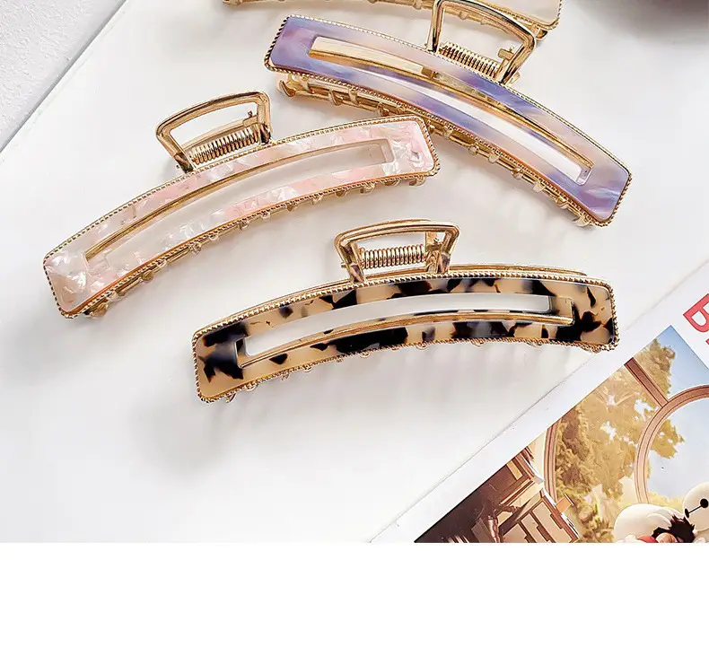 Korean Style Large Retro Shark Clip Hair Back — feature 13