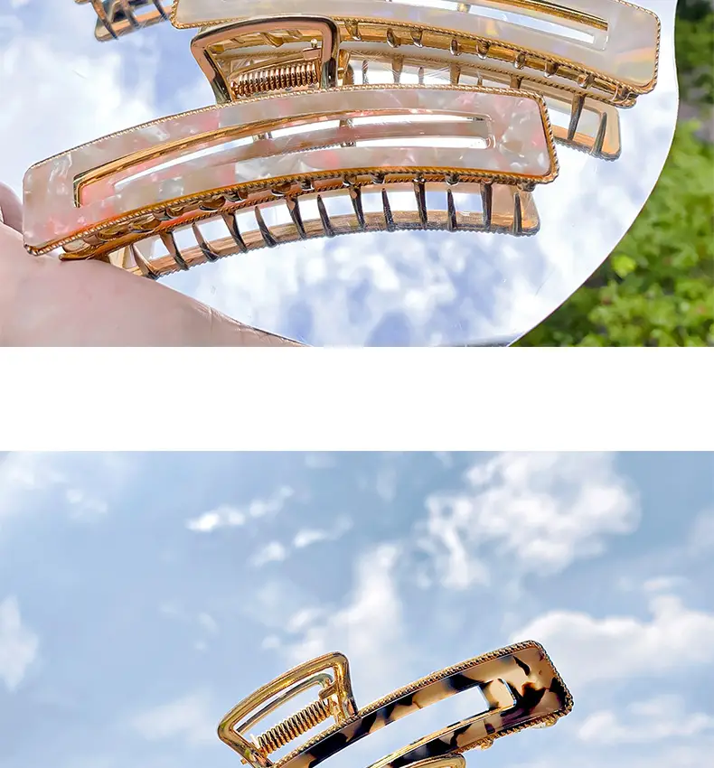 Korean Style Large Retro Shark Clip Hair Back — feature 9