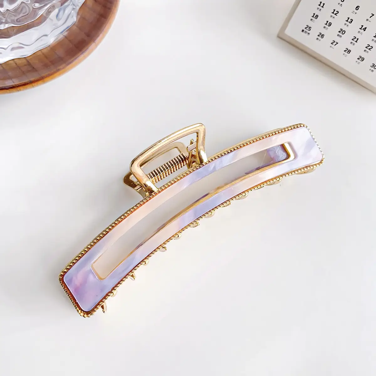 Korean Style Large Retro Shark Clip Hair Back - Image 2