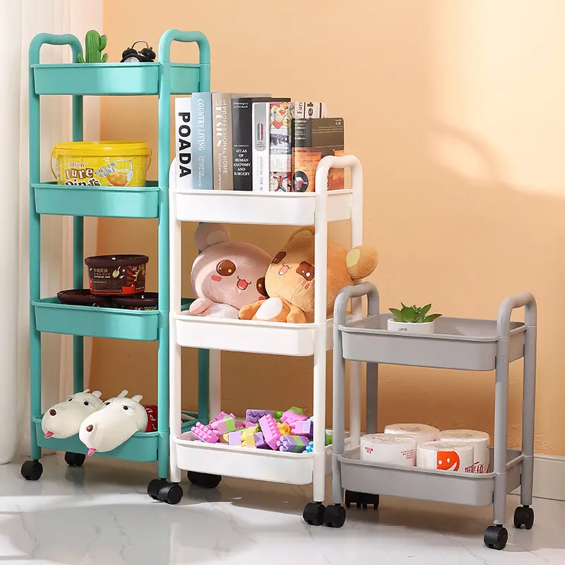 Multi-layer Trolley Storage Rack for Kitchen, Bedroom, Bathroom, Toilet - Image 5