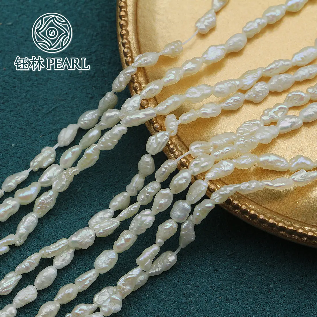Wild Keshi Natural Pearl Baroque Shape 2-2.5mm - Image 2