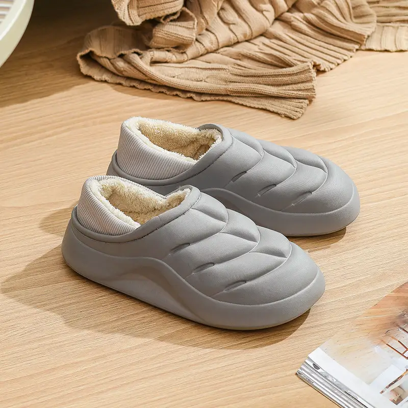 Winter Cotton Slippers Baotou Home Non-Slip Thick Bottom - Image 2