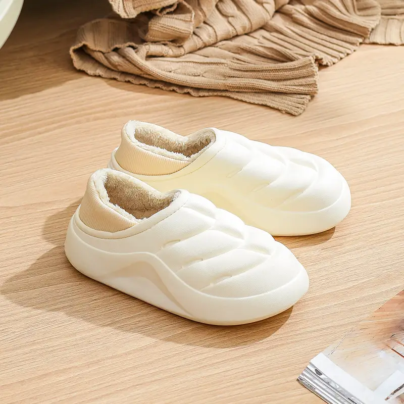 Winter Cotton Slippers Baotou Home Non-Slip Thick Bottom - Image 3
