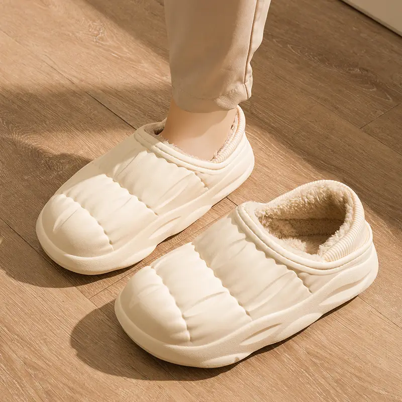 Winter Cotton Slippers Baotou Home Non-Slip Thick Bottom - Image 5