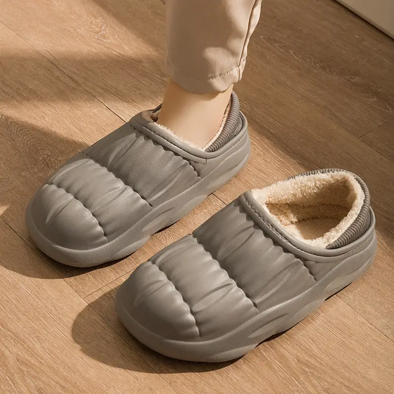 Winter Cotton Slippers Baotou Home Non-Slip Thick Bottom - Image 6