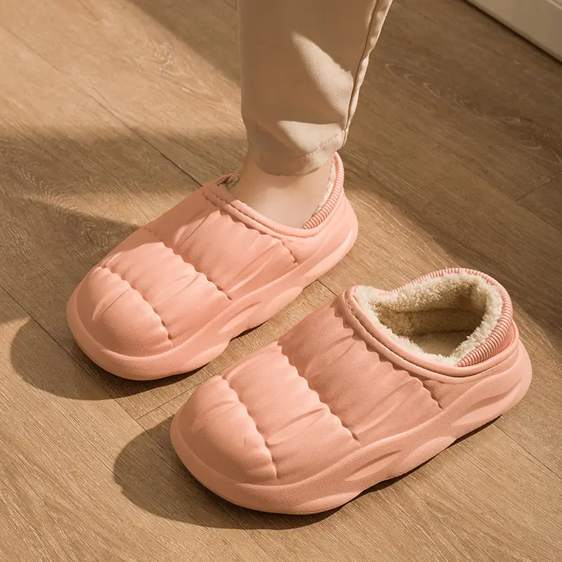 Winter Cotton Slippers Baotou Home Non-Slip Thick Bottom - Image 7