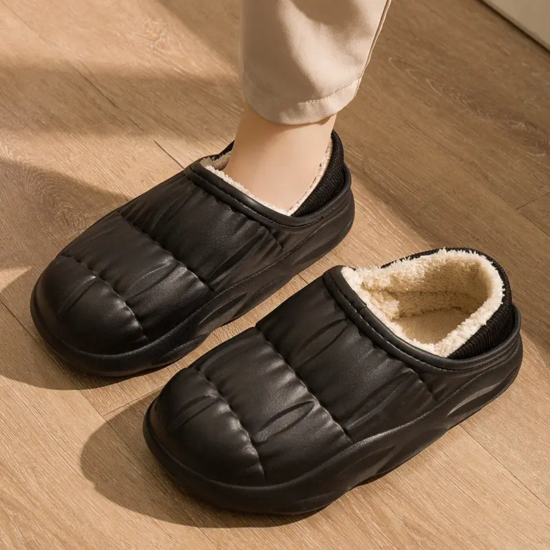 Winter Cotton Slippers Baotou Home Non-Slip Thick Bottom - Image 8