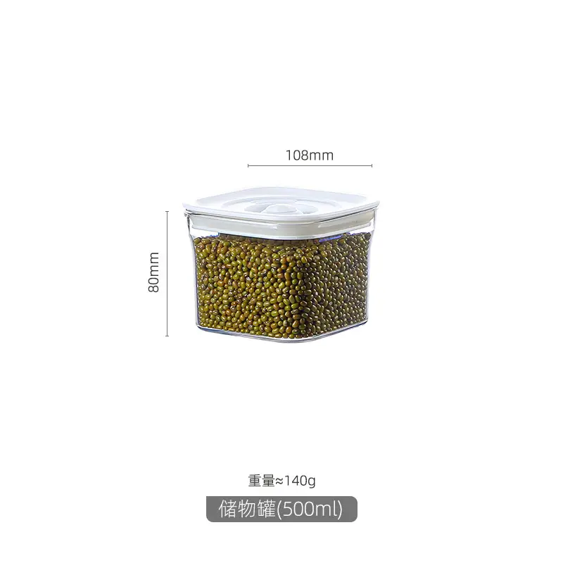 Transparent 2900ML Moisture-Proof Rice Jar with Dual Side Holes - Image 11