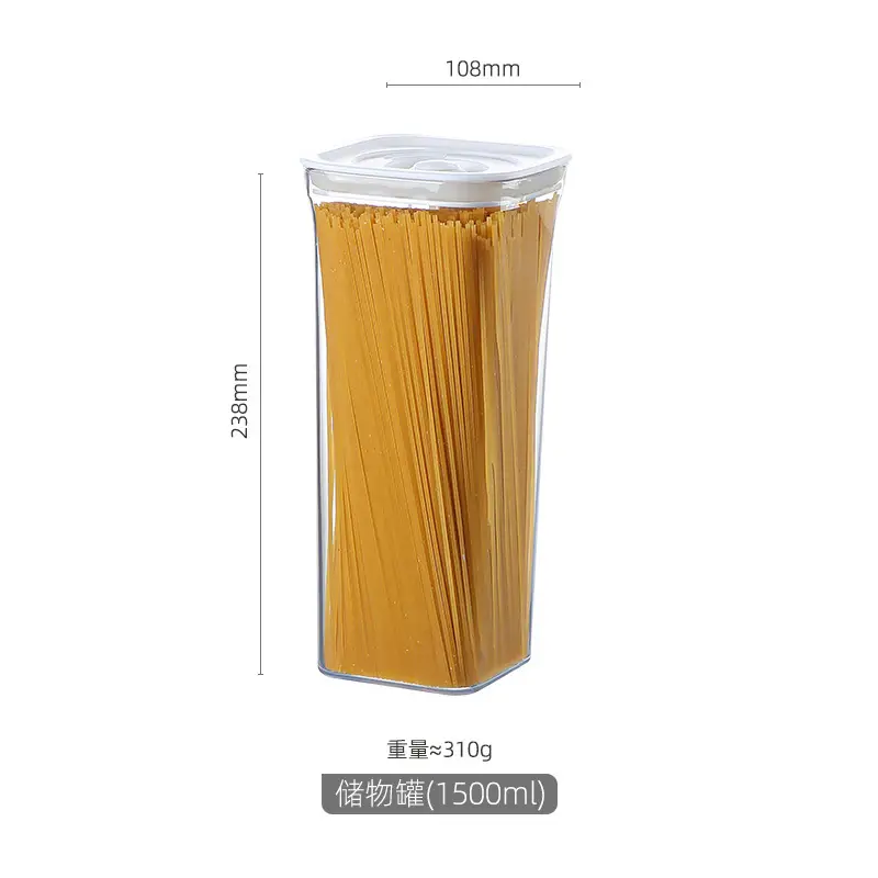 Transparent 2900ML Moisture-Proof Rice Jar with Dual Side Holes - Image 13