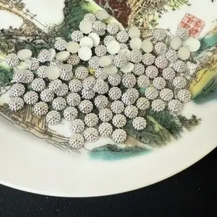 Electroplated Gold & Silver Separated Beads — feature 53