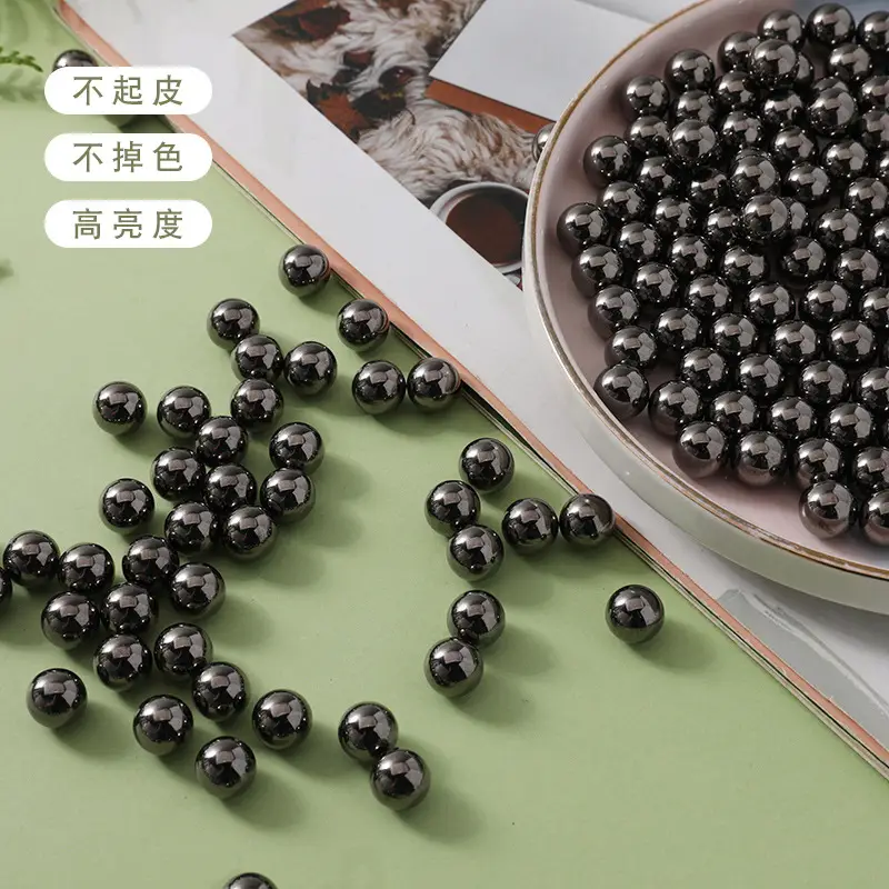 Electroplated Gold & Silver Separated Beads