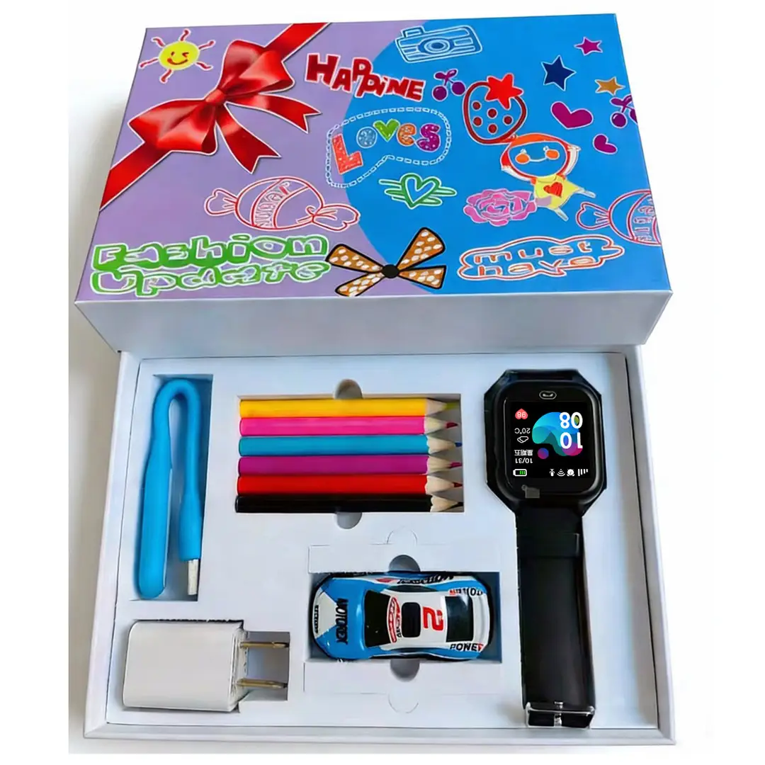 in stock supply S6 support multi-language flashlight with camera children intelligent LBS positioning phone watch - Image 2