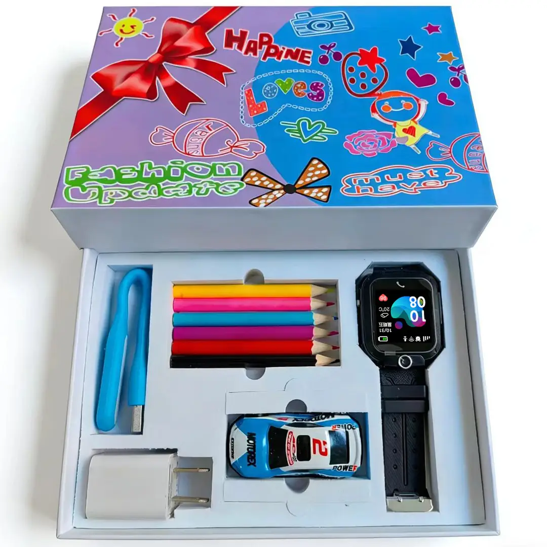 in stock supply S6 support multi-language flashlight with camera children intelligent LBS positioning phone watch - Image 6