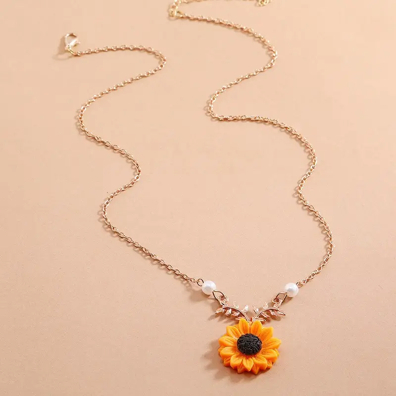 Sunflower Korean Earrings for Women - Image 5