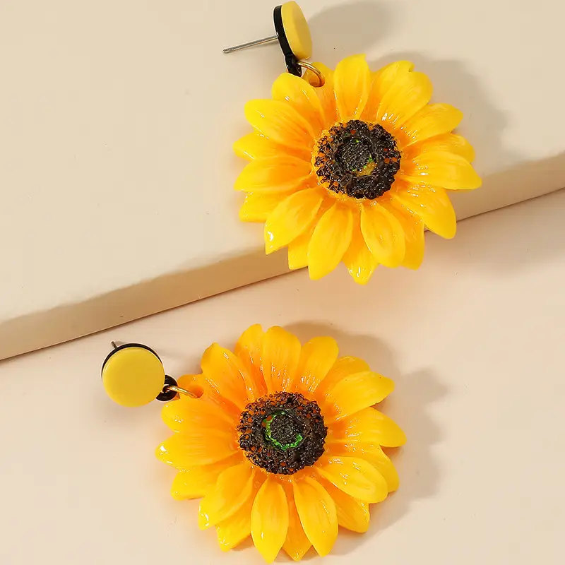 Sunflower Korean Earrings for Women — feature 3