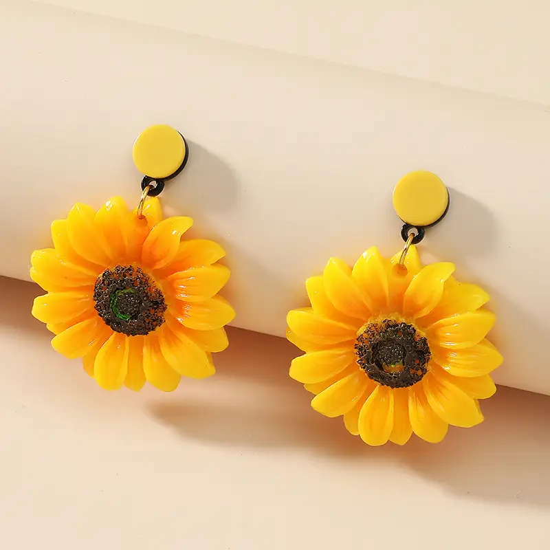 Sunflower Korean Earrings for Women — feature 4