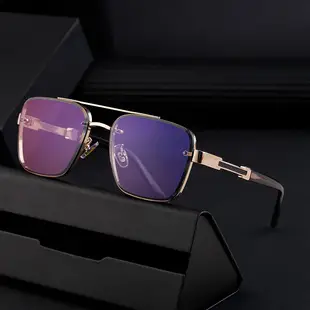 Men Steampunk Sunglasses Yellow Red Mirror — feature 7
