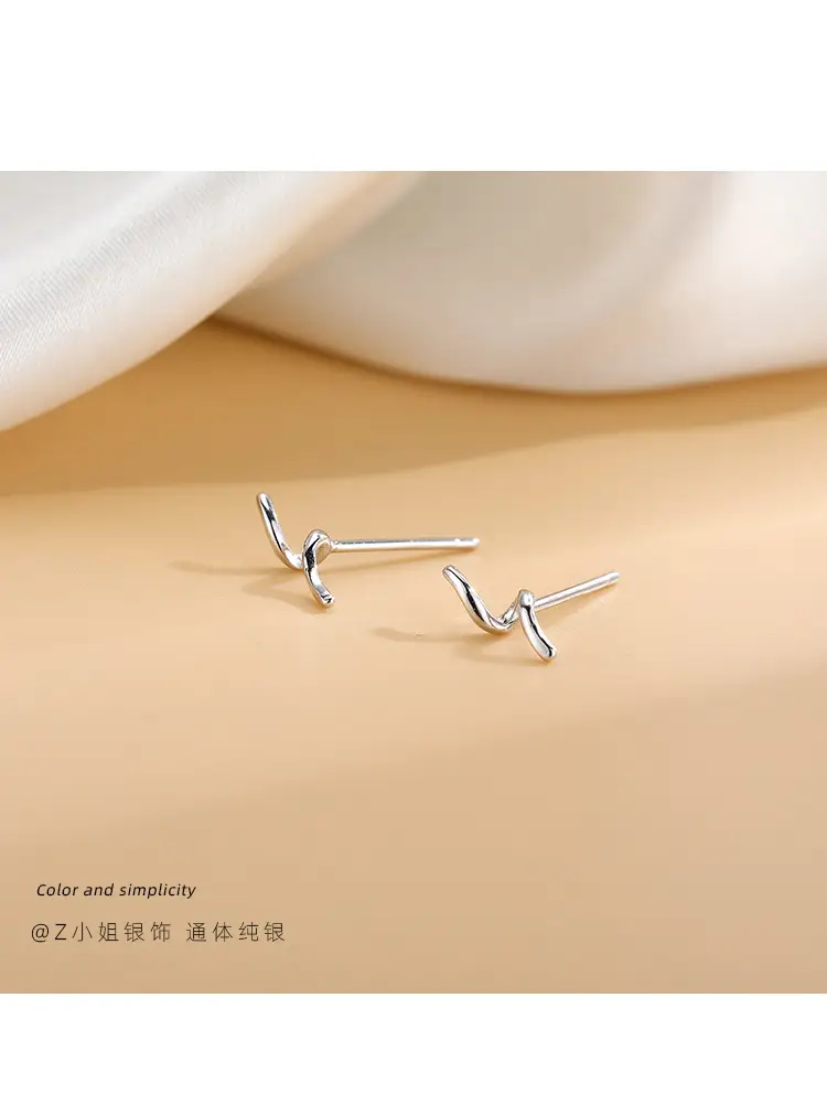 Silver Needle Earrings for Women 2025 Trendy Design — feature 34