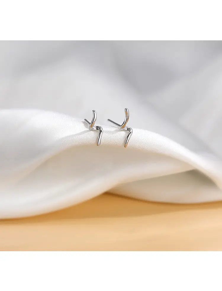 Silver Needle Earrings for Women 2025 Trendy Design — feature 41