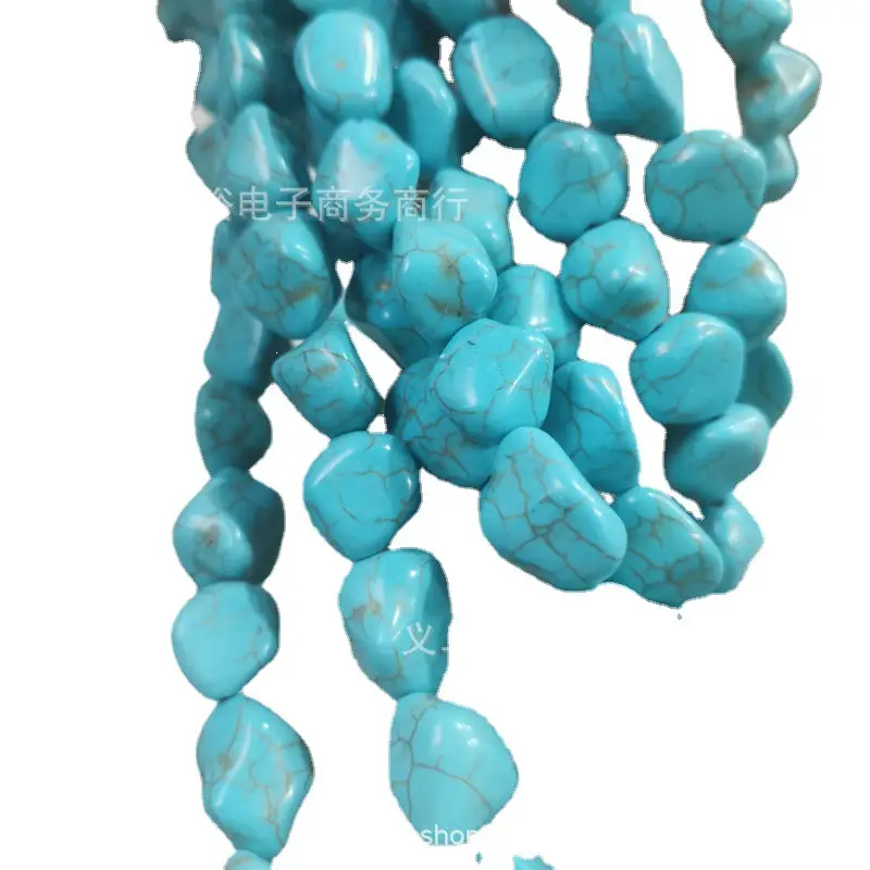 Turquoise Straight Hole Beads for DIY Jewelry - Image 5
