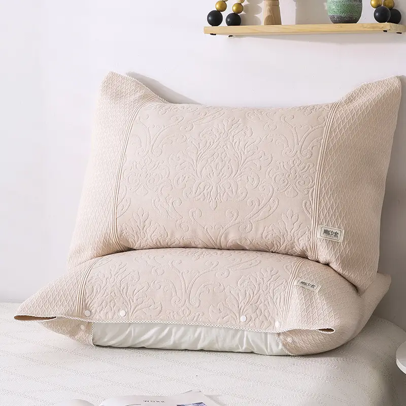 Pure Cotton Pillow Cover Non-Falling High End Design - Image 7