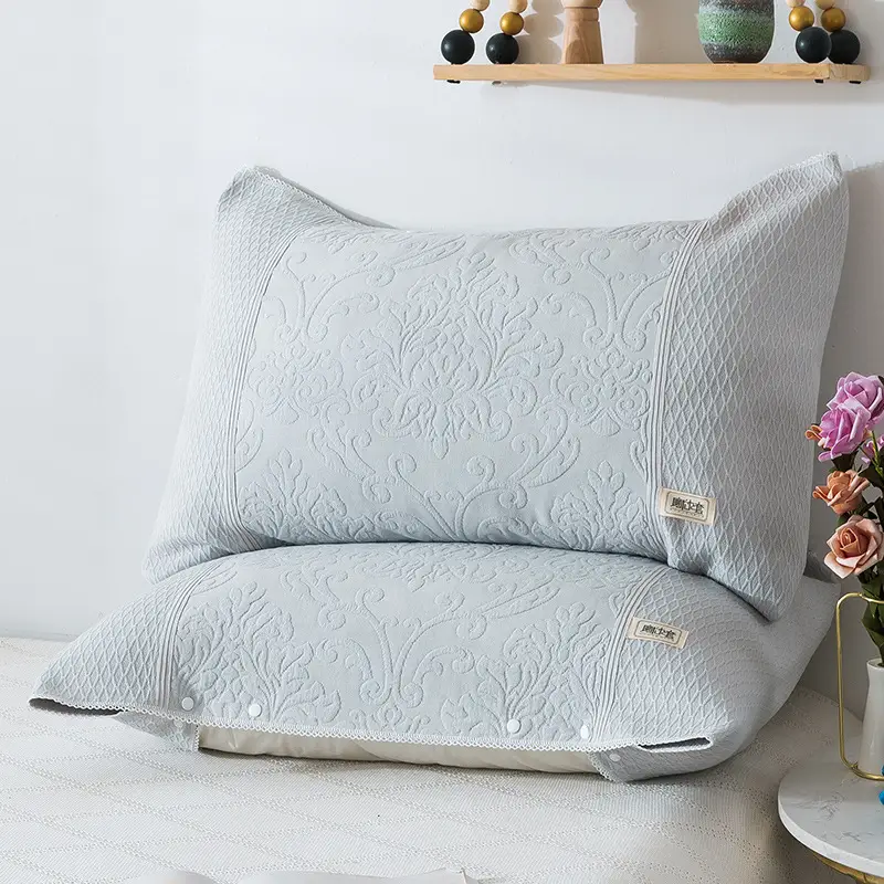 Pure Cotton Pillow Cover Non-Falling High End Design - Image 2