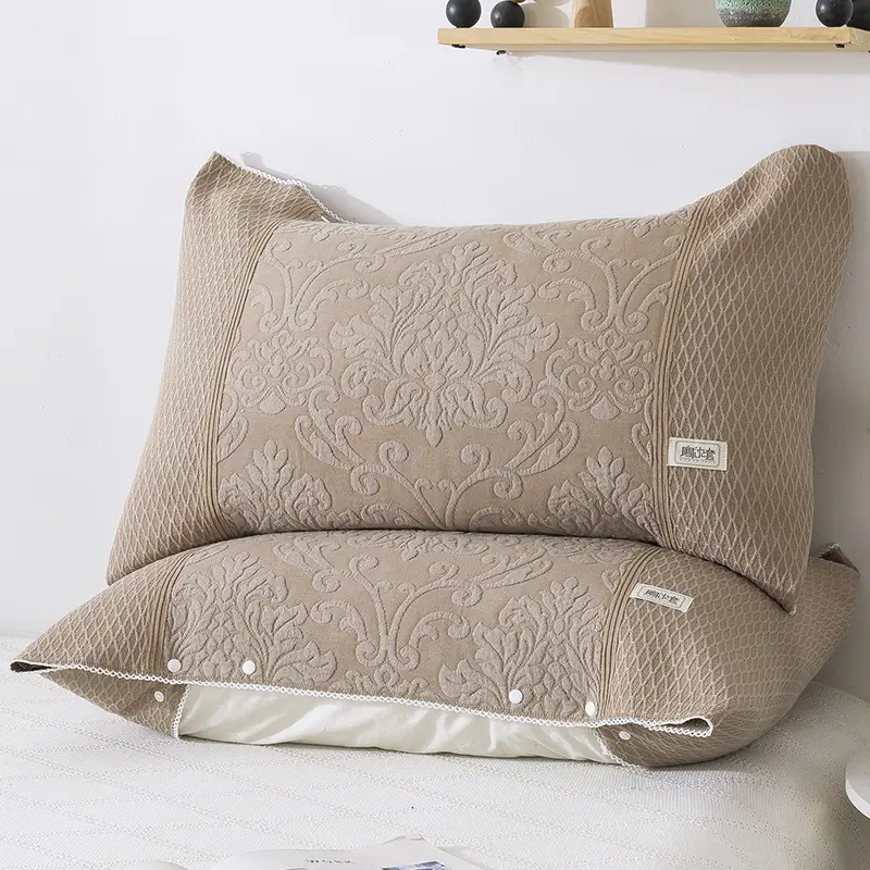 Pure Cotton Pillow Cover Non-Falling High End Design - Image 4