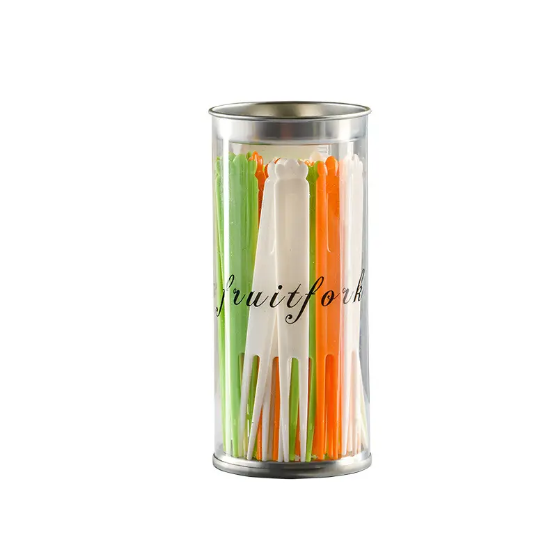 Transparent Fruit Fork Set for Desserts - Image 7