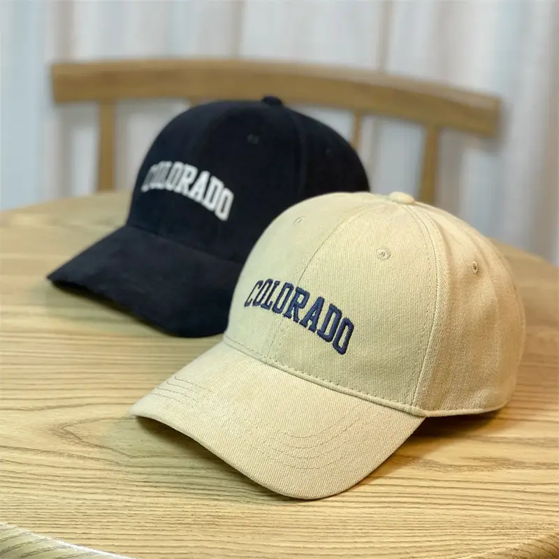 Women 3D Letter Embroidered Baseball Cap Brown - Image 7