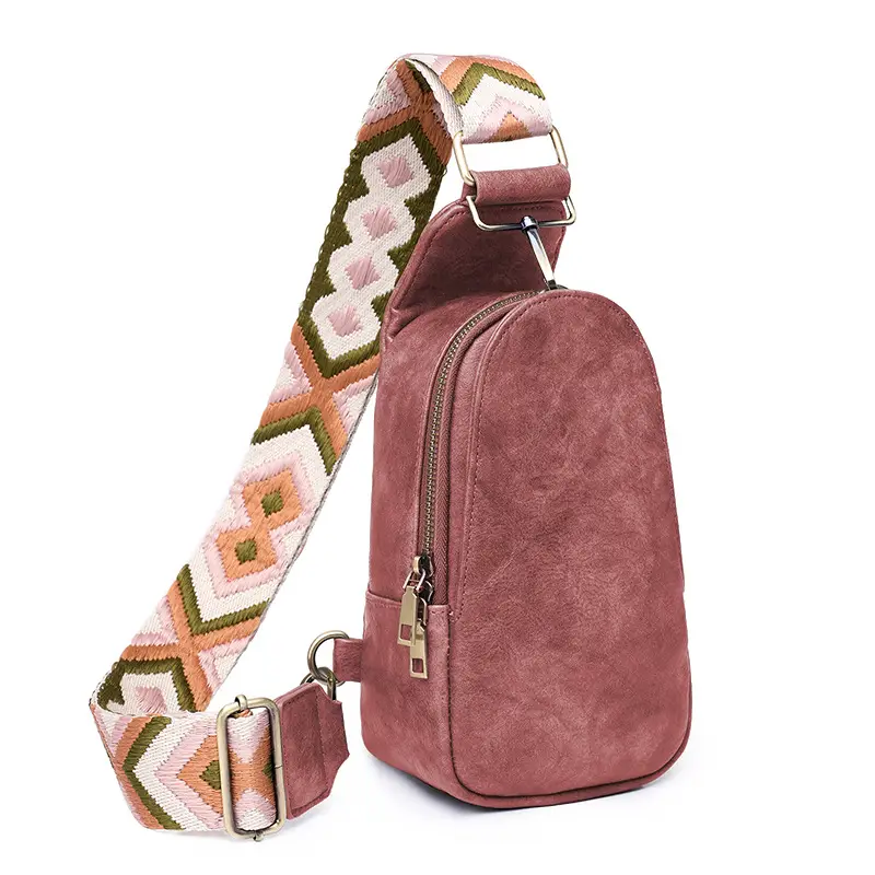 Women Shoulder Bag Grey Suede 2023 Fashion — feature 7