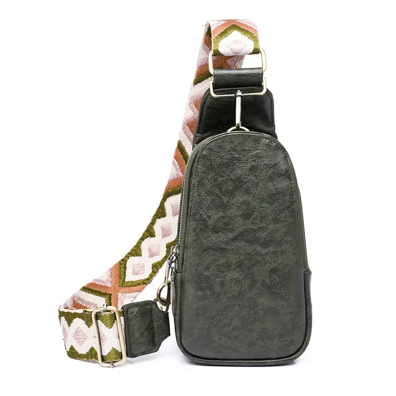 Women Shoulder Bag Grey Suede 2023 Fashion - Image 2