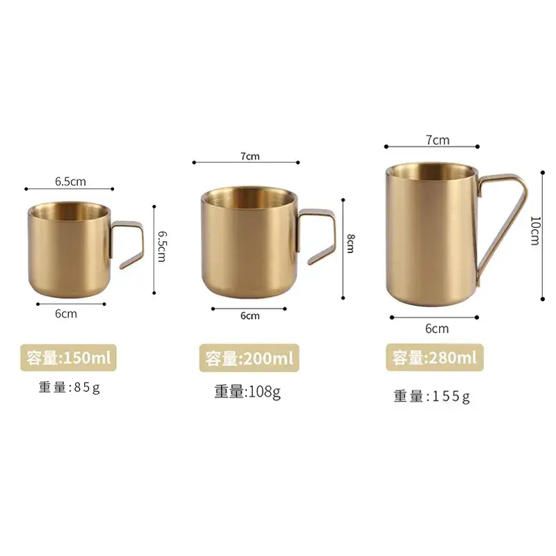 Double Layer Anti-Scalding Stainless Steel Coffee Mug - Image 2
